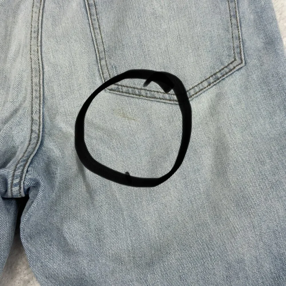 Madewell The Perfect Vintage‎ Jeans Distressed Crop Light Wash Size 28 TINY FLAW - Picture 11 of 11